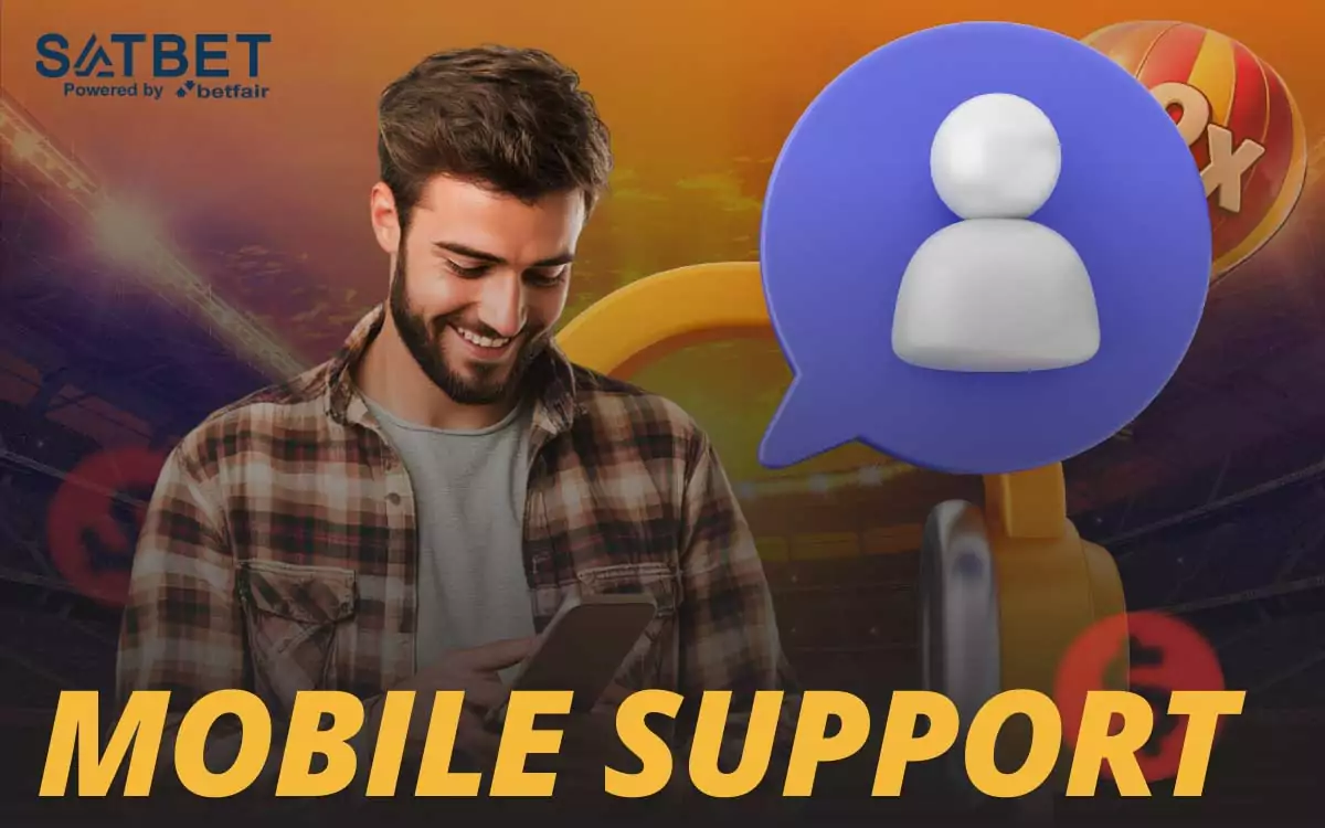 Satbet users receive reliable support directly through the mobile application